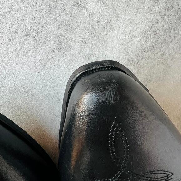 Durango Leather Ankle Cowboy Boots Western Boho Indie Festival Booties - Picture 8 of 8